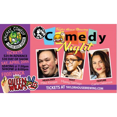 Kricket Comedy at Taylor House Brewing Co.